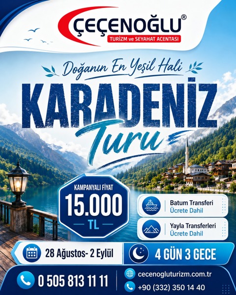 DOĞU KARADENİZ TURU