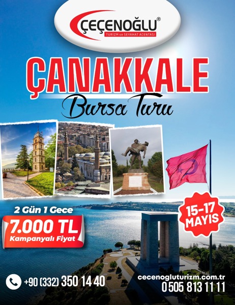 BURSA ÇANAKKALE TURU