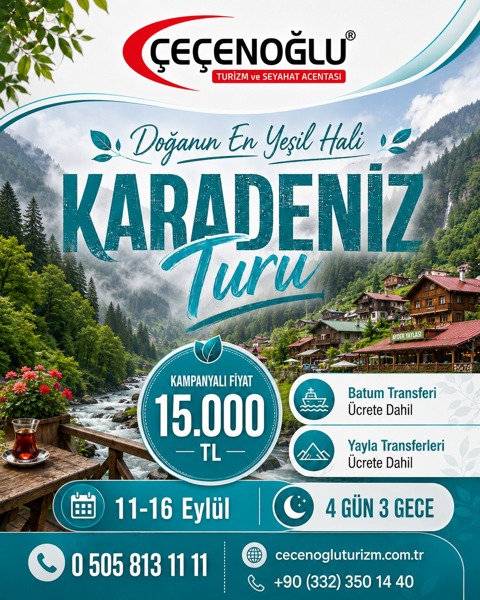DOĞU KARADENİZ TURU